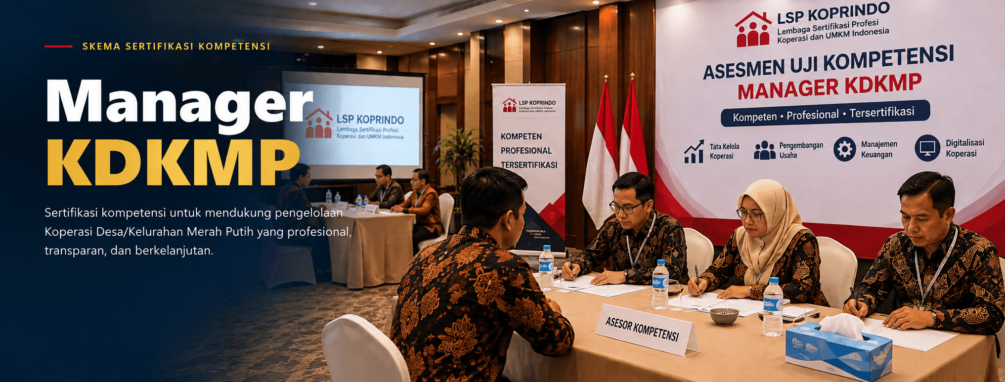 Asesmen Uji Kompetensi Manager KDKMP LSP KOPRINDO