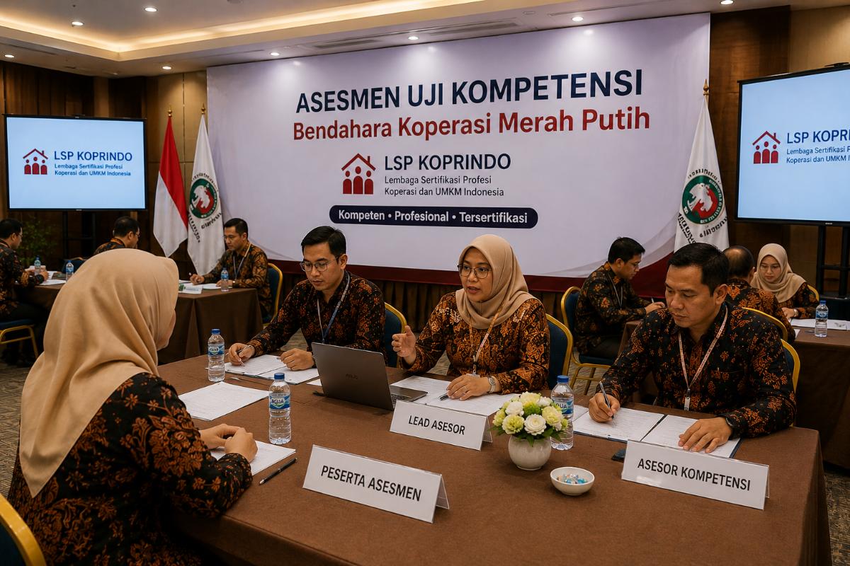 Briefing dan persiapan asesmen LSP KOPRINDO